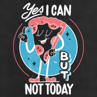 Yes I Can But Not Today Pizza Cool Comfort Performance Bucket Hat
