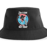 Yes I Can But Not Today Pizza Sustainable Bucket Hat