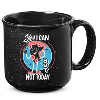 Yes I Can But Not Today Pizza 15oz Campfire Ceramic Mug