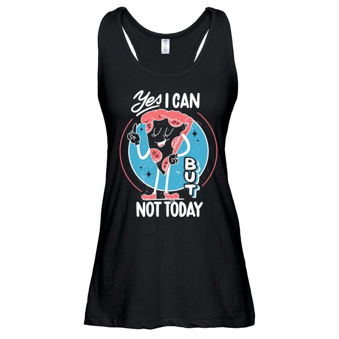 Yes I Can But Not Today Pizza Ladies Essential Flowy Tank