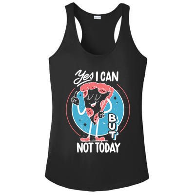 Yes I Can But Not Today Pizza Ladies PosiCharge Competitor Racerback Tank