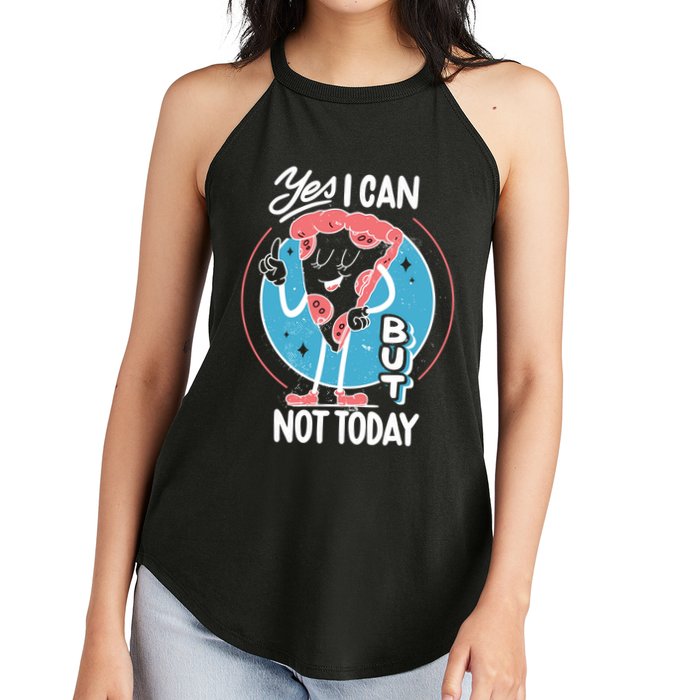 Yes I Can But Not Today Pizza Women's Perfect Tri Rocker Tank