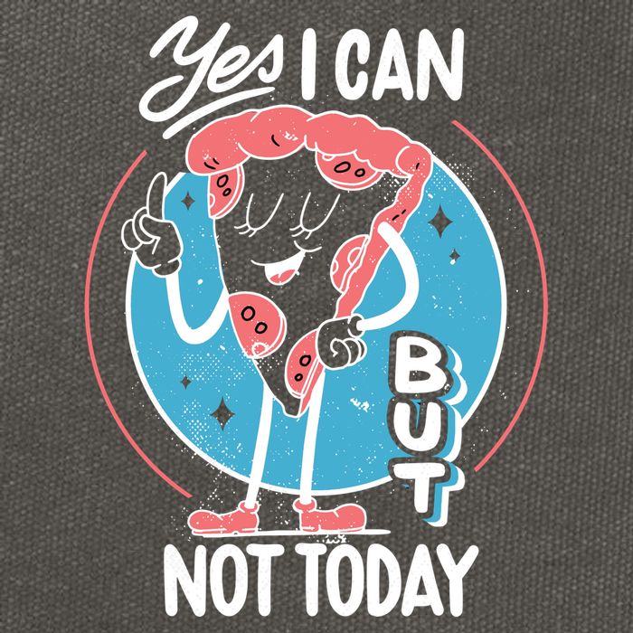 Yes I Can But Not Today Pizza Cotton Canvas Backpack
