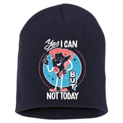 Yes I Can But Not Today Pizza Short Acrylic Beanie