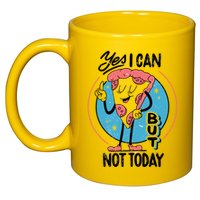 Yes I Can But Not Today Pizza 11oz C Handle Ceramic Mug