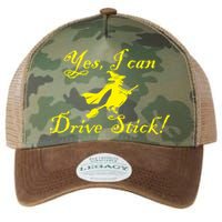 Yes I Can Drive Stick Funny Witch Legacy Tie Dye Trucker Hat