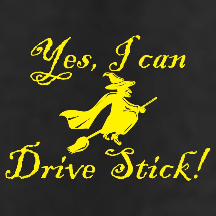 Yes I Can Drive Stick Funny Witch Cool Comfort Performance Bucket Hat