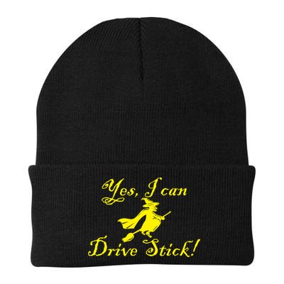 Yes I Can Drive Stick Funny Witch Beanie