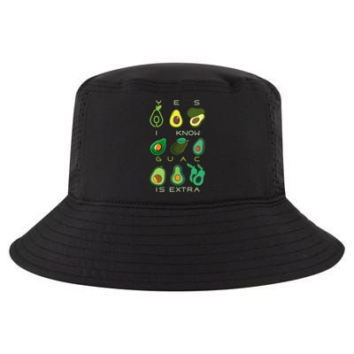 Yes I Know Guac Is Extra Cool Comfort Performance Bucket Hat