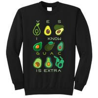 Yes I Know Guac Is Extra Sweatshirt