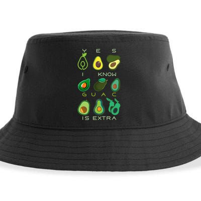 Yes I Know Guac Is Extra Sustainable Bucket Hat