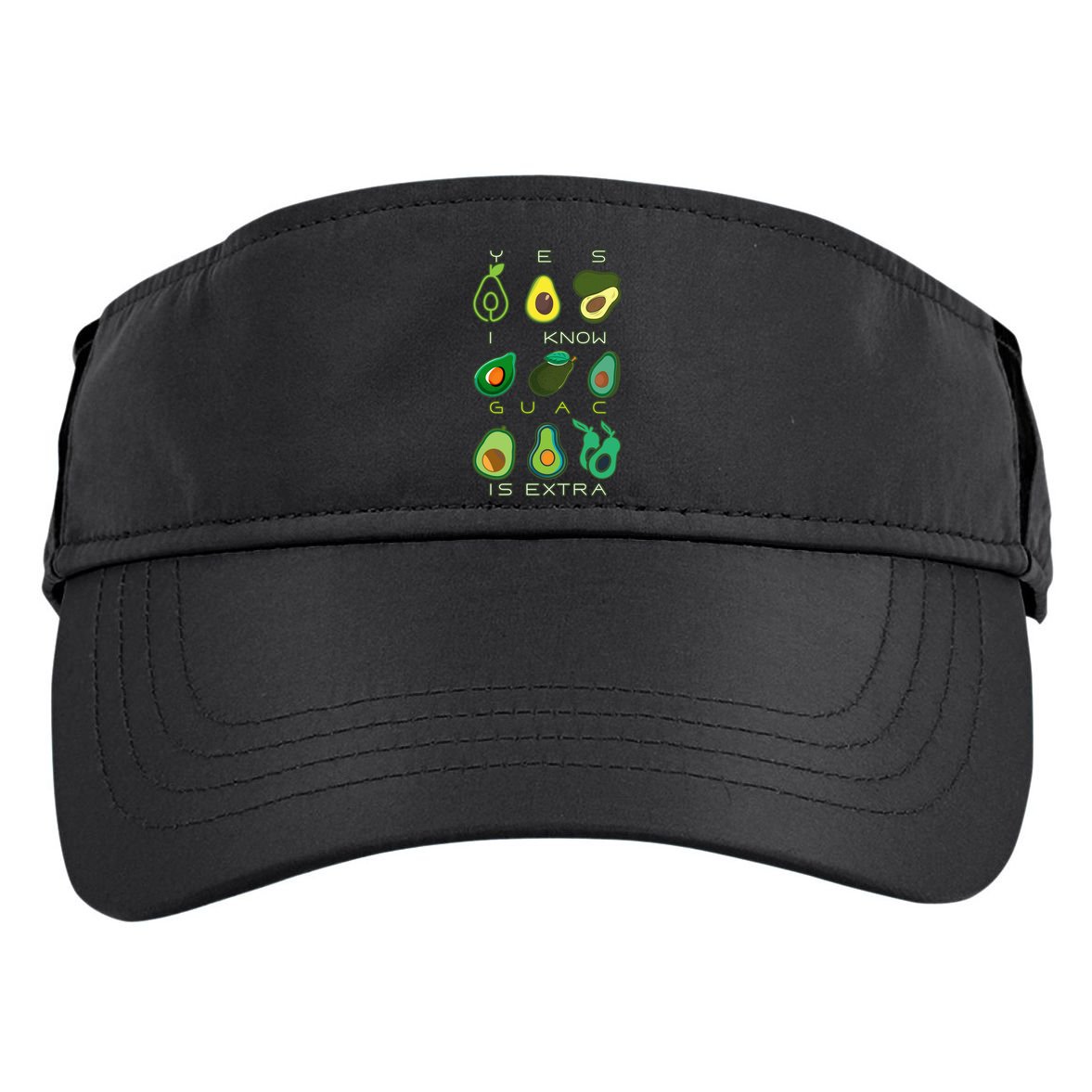 Yes I Know Guac Is Extra Adult Drive Performance Visor