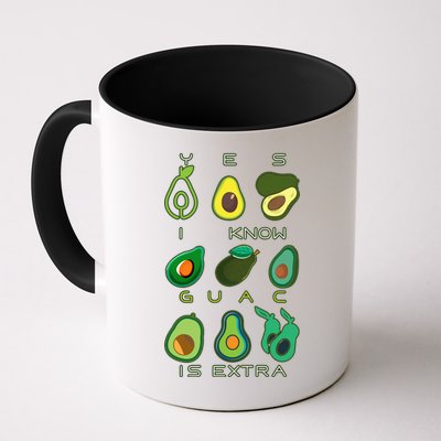 Yes I Know Guac Is Extra Mug