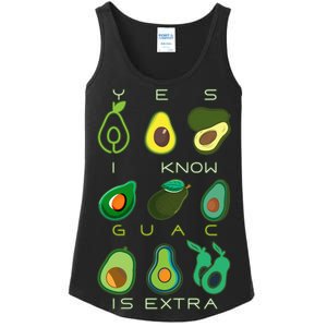 Yes I Know Guac Is Extra Ladies Essential Tank