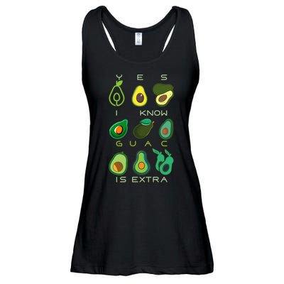 Yes I Know Guac Is Extra Ladies Essential Flowy Tank