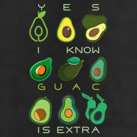 Yes I Know Guac Is Extra Golf Towel