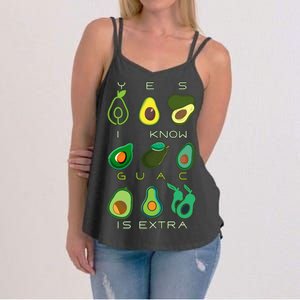 Yes I Know Guac Is Extra Women's Strappy Tank