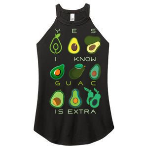 Yes I Know Guac Is Extra Women's Perfect Tri Rocker Tank