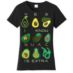 Yes I Know Guac Is Extra Women's T-Shirt