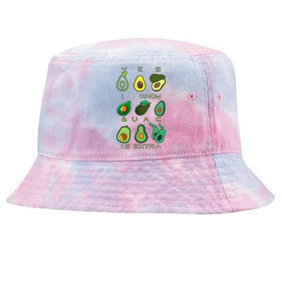 Yes I Know Guac Is Extra Tie-Dyed Bucket Hat