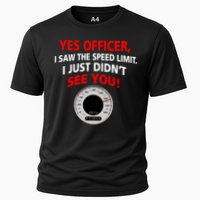 Yes I Seen The Speed Limit Officer Performance Shirt