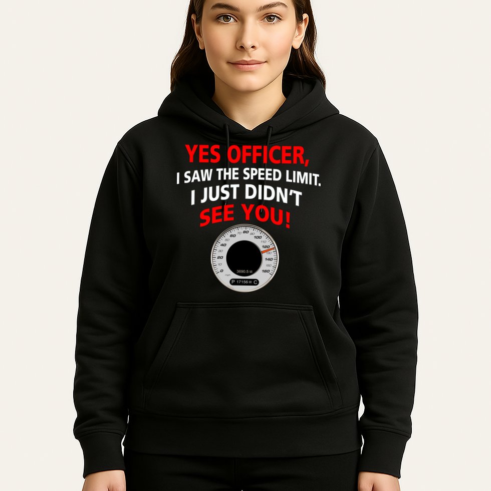 Yes I Seen The Speed Limit Officer Hoodie