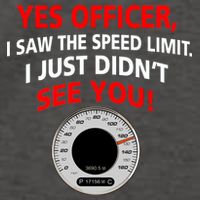 Yes I Seen The Speed Limit Officer Vector Backpack
