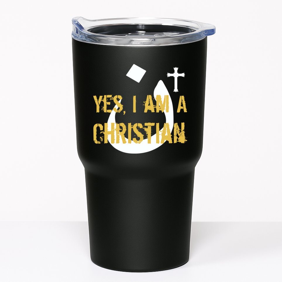 Yes I'm A Nasarani (Christian) Arabic Letter N Tumbler
