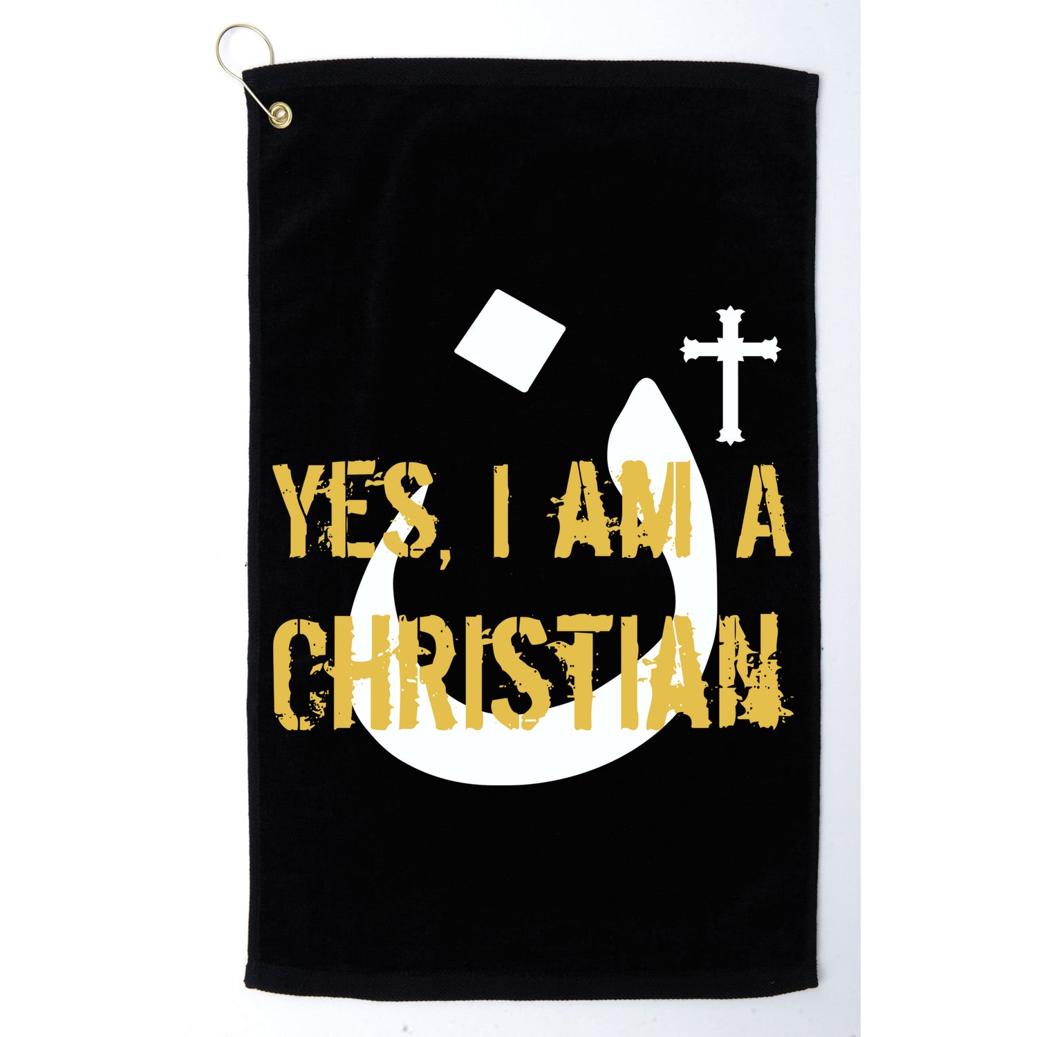 Yes I'm A Nasarani (Christian) Arabic Letter N Golf Towel