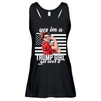 Yes I'm A Trump Girl Get Over It Ladies Essential Flowy Tank