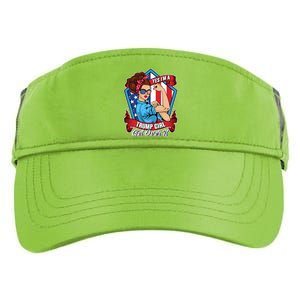 Yes I'm A Trump Girl Get Over It Pro Republican Adult Drive Performance Visor