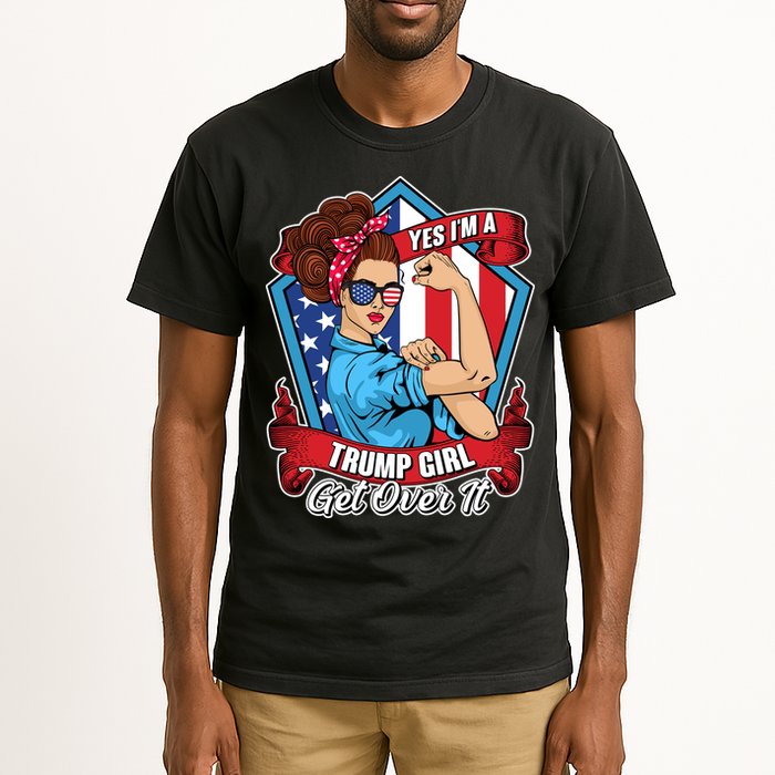 Yes I'm A Trump Girl Get Over It Pro Republican Tall T-Shirt