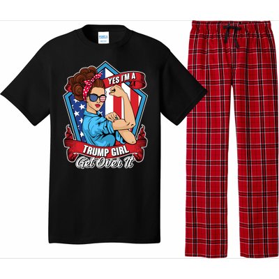 Yes I'm A Trump Girl Get Over It Pro Republican Pajama Set