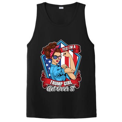 Yes I'm A Trump Girl Get Over It Pro Republican PosiCharge Competitor Tank