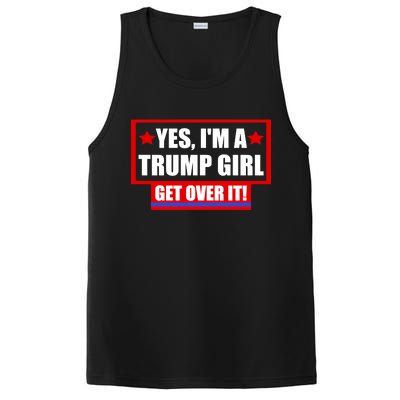 Yes I'm a Trump Girl Get Over It Republican PosiCharge Competitor Tank