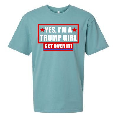 Yes I'm a Trump Girl Get Over It Republican Sueded Cloud Jersey T-Shirt