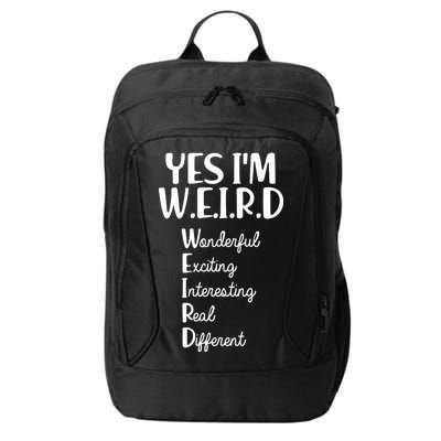 Yes I'm WEIRD City Backpack