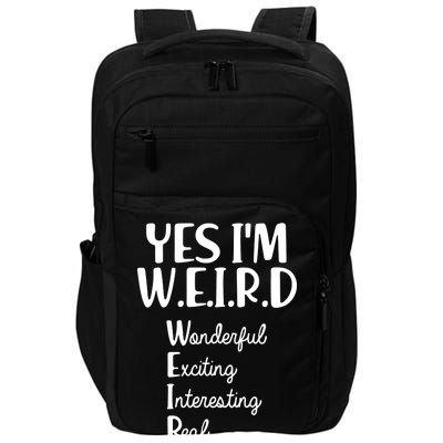 Yes I'm WEIRD Impact Tech Backpack