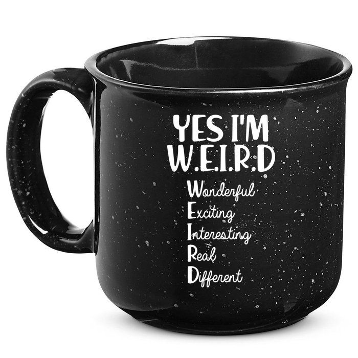 Yes I'm WEIRD 15oz Campfire Ceramic Mug