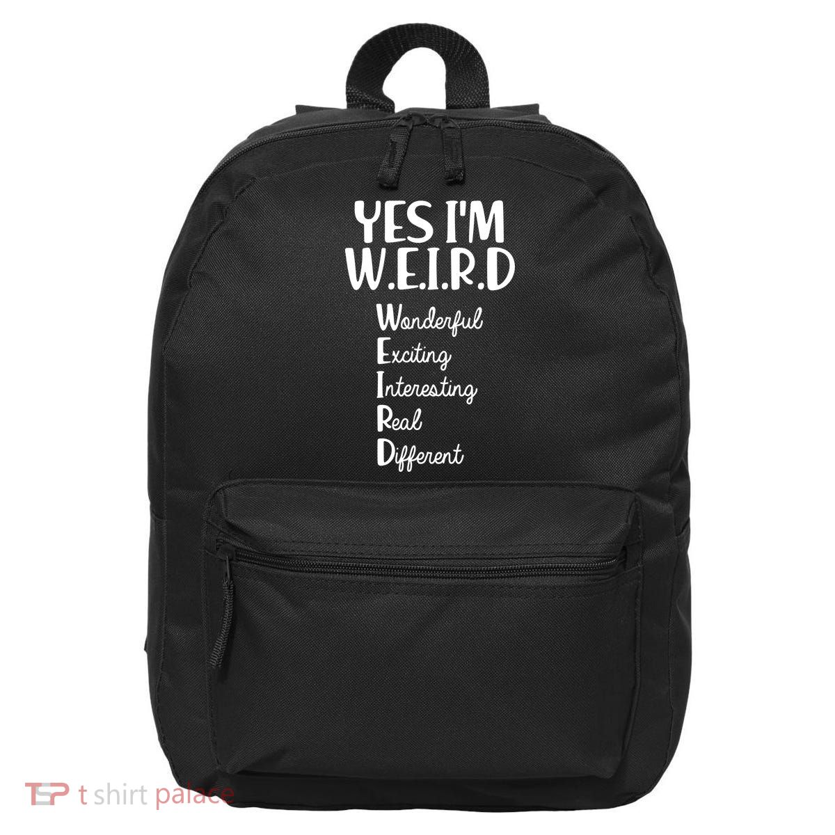 Yes I'm WEIRD 16 in Basic Backpack