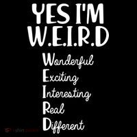 Yes I'm WEIRD 16 in Basic Backpack