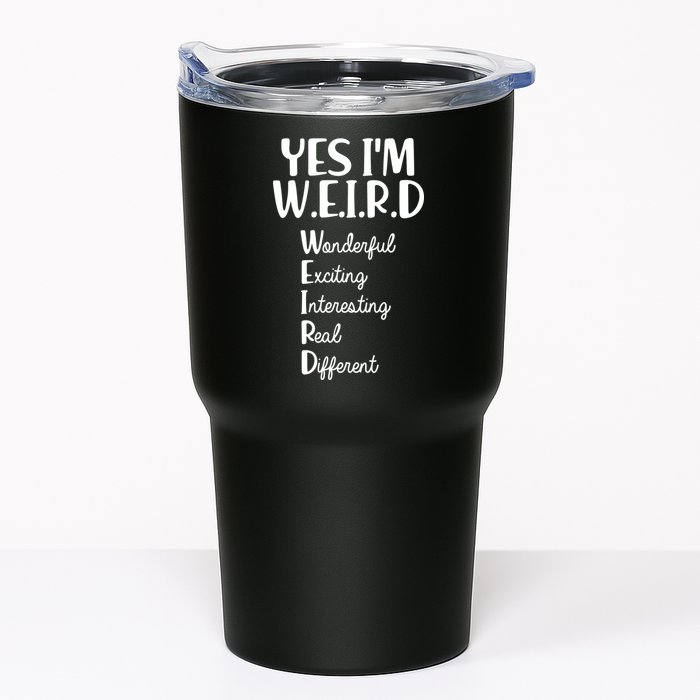 Yes I'm WEIRD Tumbler