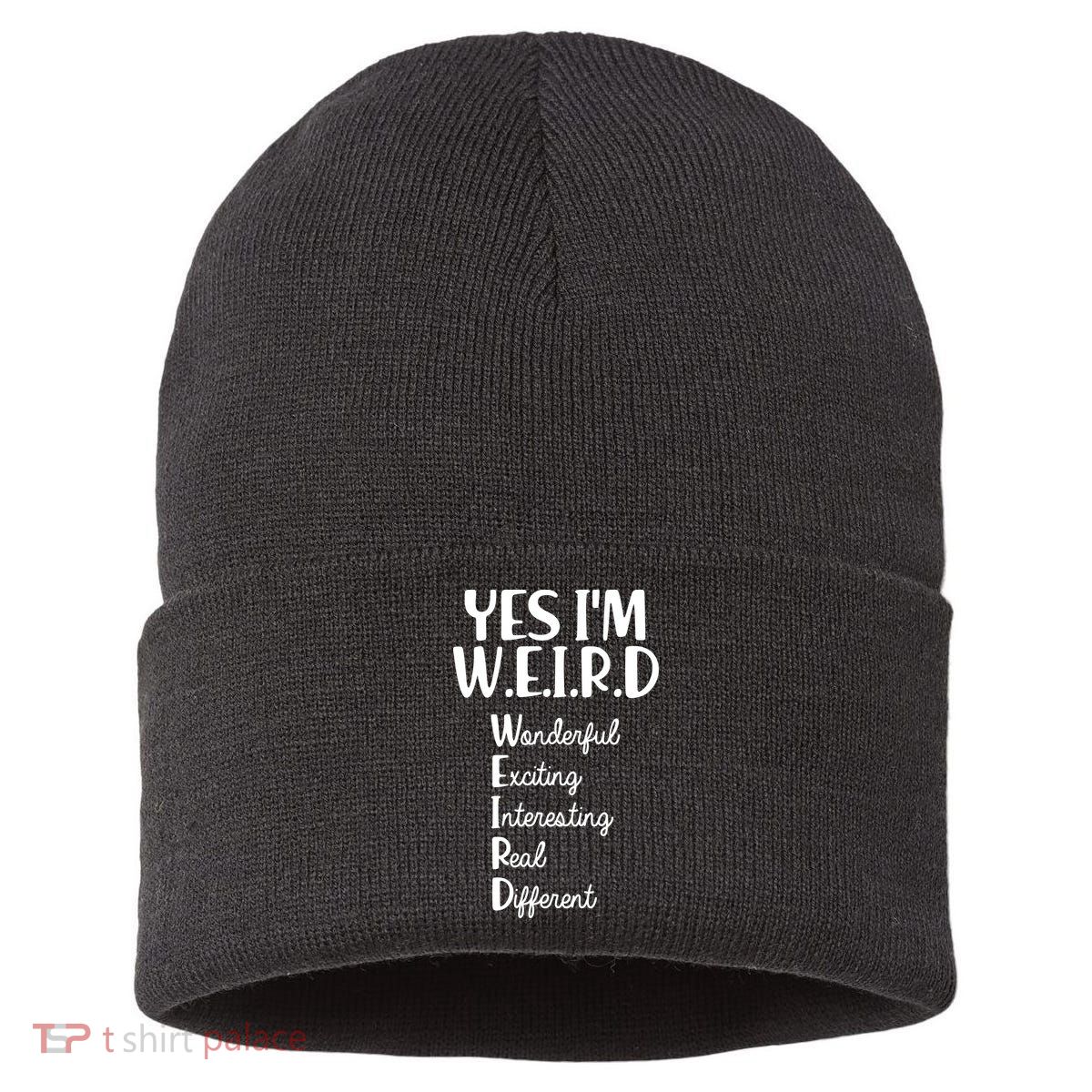 Yes I'm WEIRD Sustainable Knit Beanie