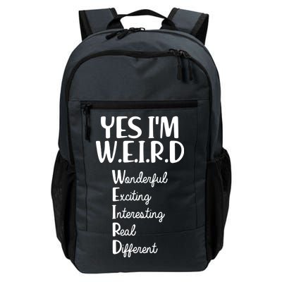 Yes I'm WEIRD Daily Commute Backpack