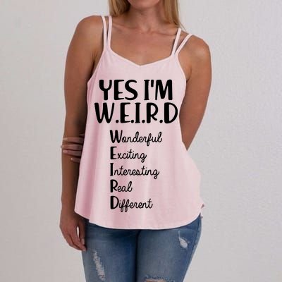 Yes I'm WEIRD Women's Strappy Tank