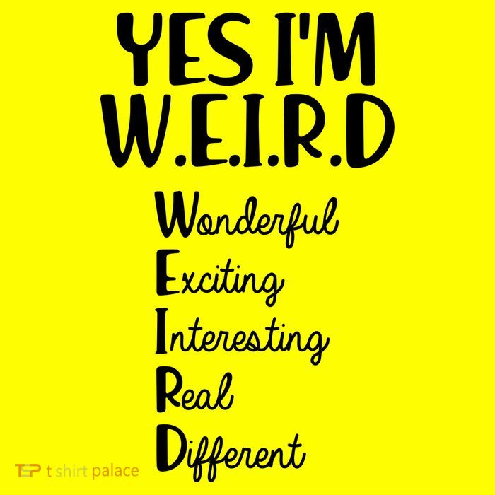 Yes I'm WEIRD 11oz C Handle Ceramic Mug