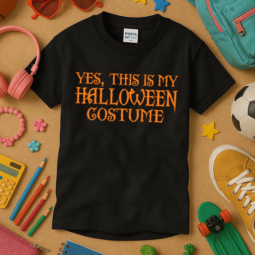 Yes This Is My Halloween Costume Kids T-Shirt