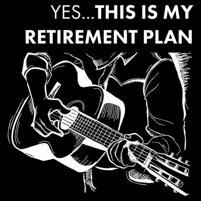 Yes This Is My Retirement Plan Guitar Backpack
