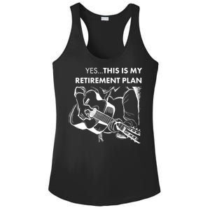 Yes This Is My Retirement Plan Guitar Ladies PosiCharge Competitor Racerback Tank