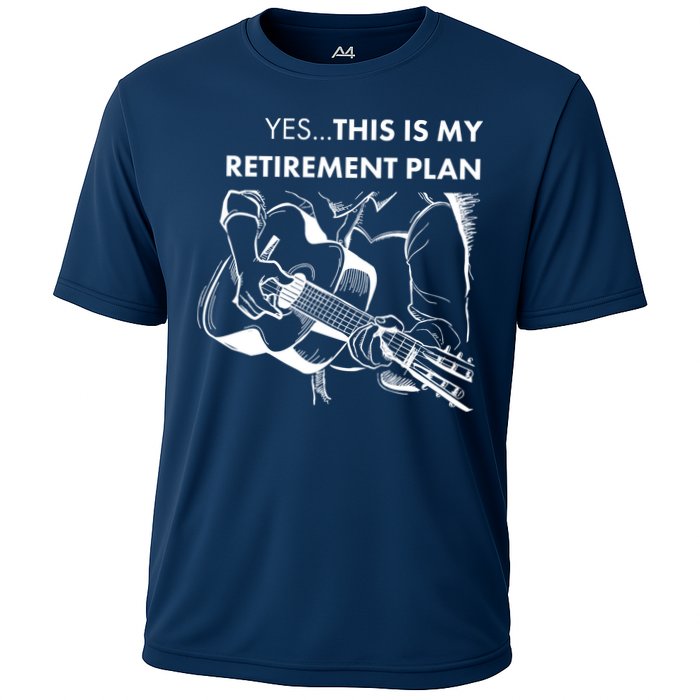 Yes This Is My Retirement Plan Guitar Cooling Performance Crew T-Shirt